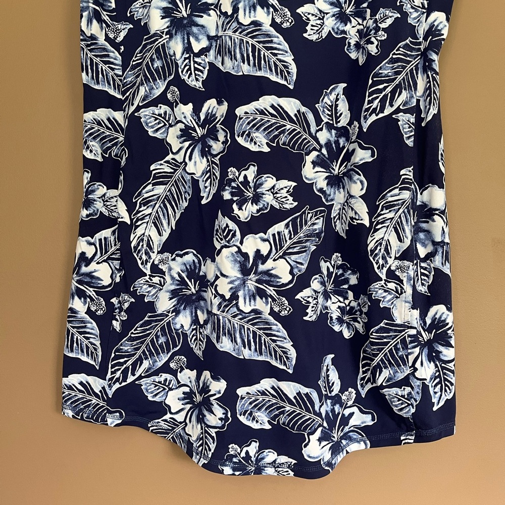 {Tommy Bahama} Aubrey Blossom Bay IslandZone Sleeveless Dress in Blue - Large - Picture 8 of 10